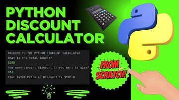 Python Discount Calculator: Step-by-Step Tutorial 🔥