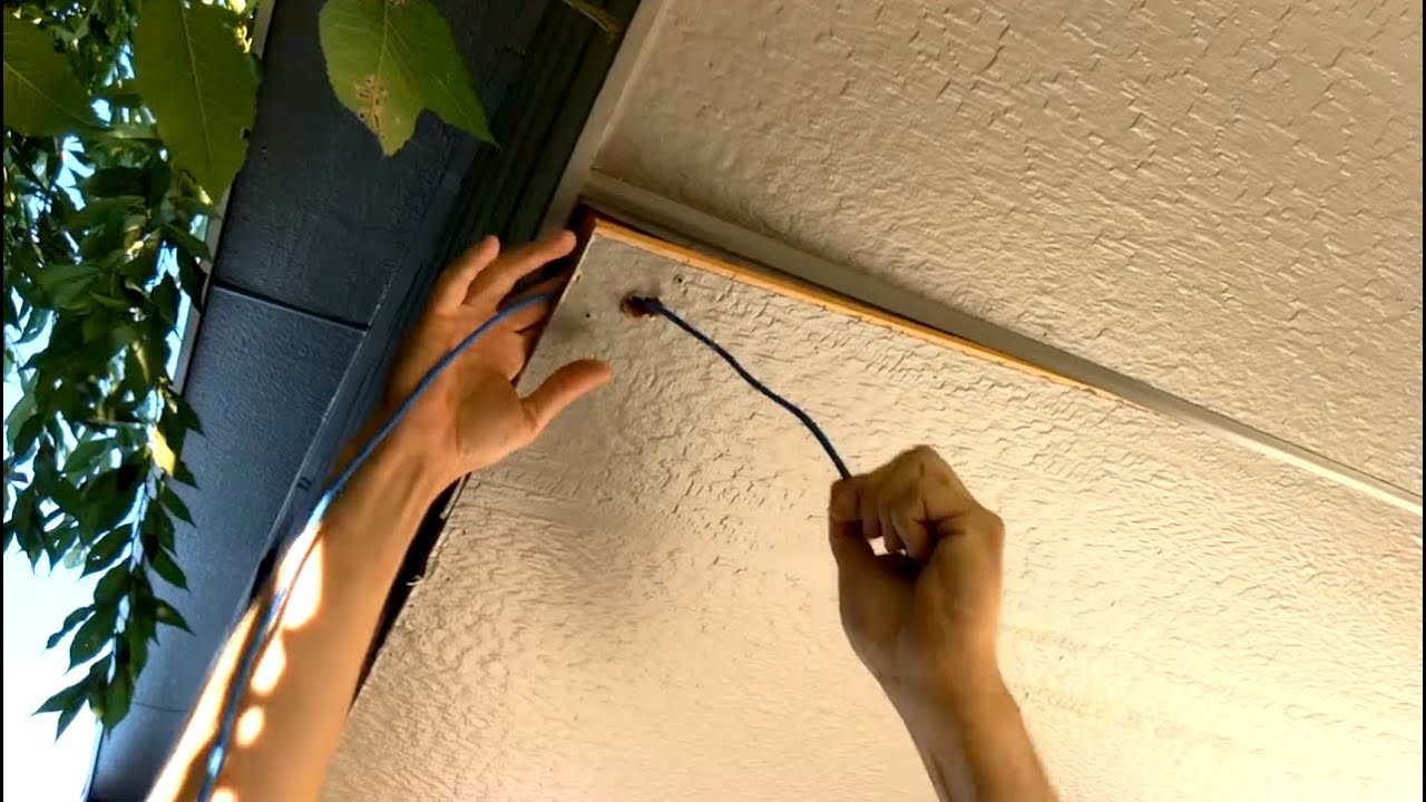 How to: Running Ethernet Cable Through Walls