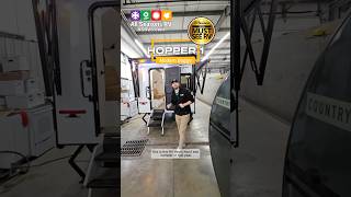 Modern Buggy Hopper 1 - this little 16-foot trailer is packed with surprises! #rvlife #rvoftheyear
