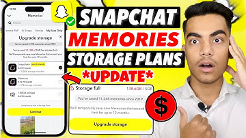 Snapchat Memories Plans New Update | Snapchat Paid Memories Storage Plans | Snapchat Update