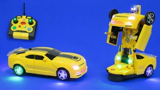 Unboxing Transparent Gear Fire Truck, Remote Control