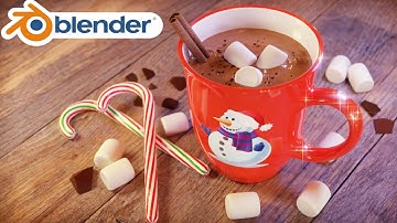 Hot Cocoa ☕ (Blender Tutorial)