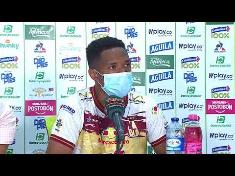 Rueda de prensa del Deportes Tolima tras el partido frente a Deportivo Cali