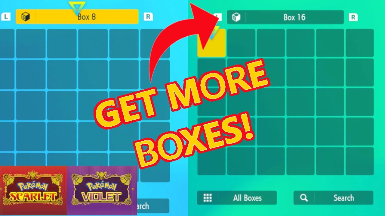 Pokémon Scarlet and Violet - How to Get More Boxes - N4G