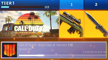The NEW Black Ops 4 Days of Summer Update 1.18! 😱