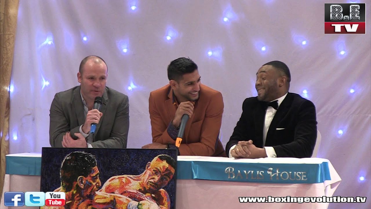 Q n A session with Amir Khan hosted by Ben Doughty and Spencer Fearon