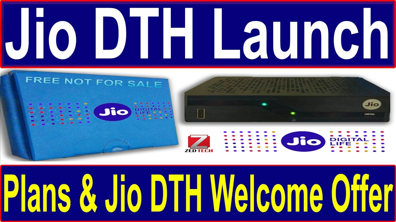 Reliance Jio DTH launch date, Plans and Jio DTH welcome offer | जल्द Booking स्टार्ट हो रही है ✔ zedtech predator 5