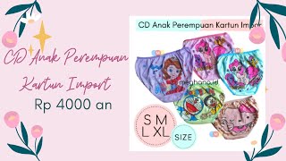 CD Celana Dalam Anak Cewek Celana Dalam Anak Murah CD Lokal CD Essen CD Karakter