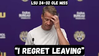 Details Lane Kiffin APOLOGIZES to Ole Miss after loss - Post Game Press Conference - LSU vs Ole Miss Guide