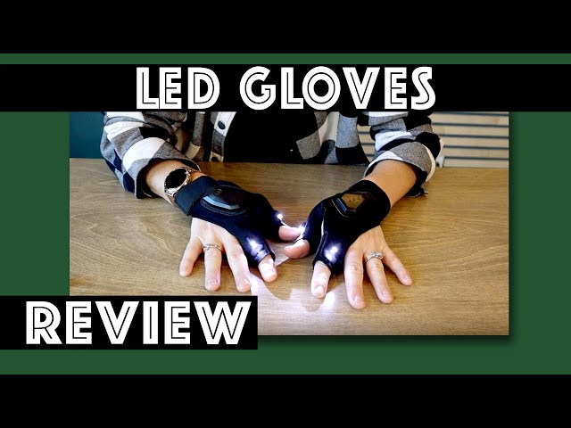 Hinshark LED Flashlight Gloves Review 