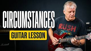 How to Play Circumstances (Rush) on Guitar