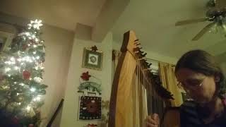 A Winters Calm by Lisa Warren Harp Original