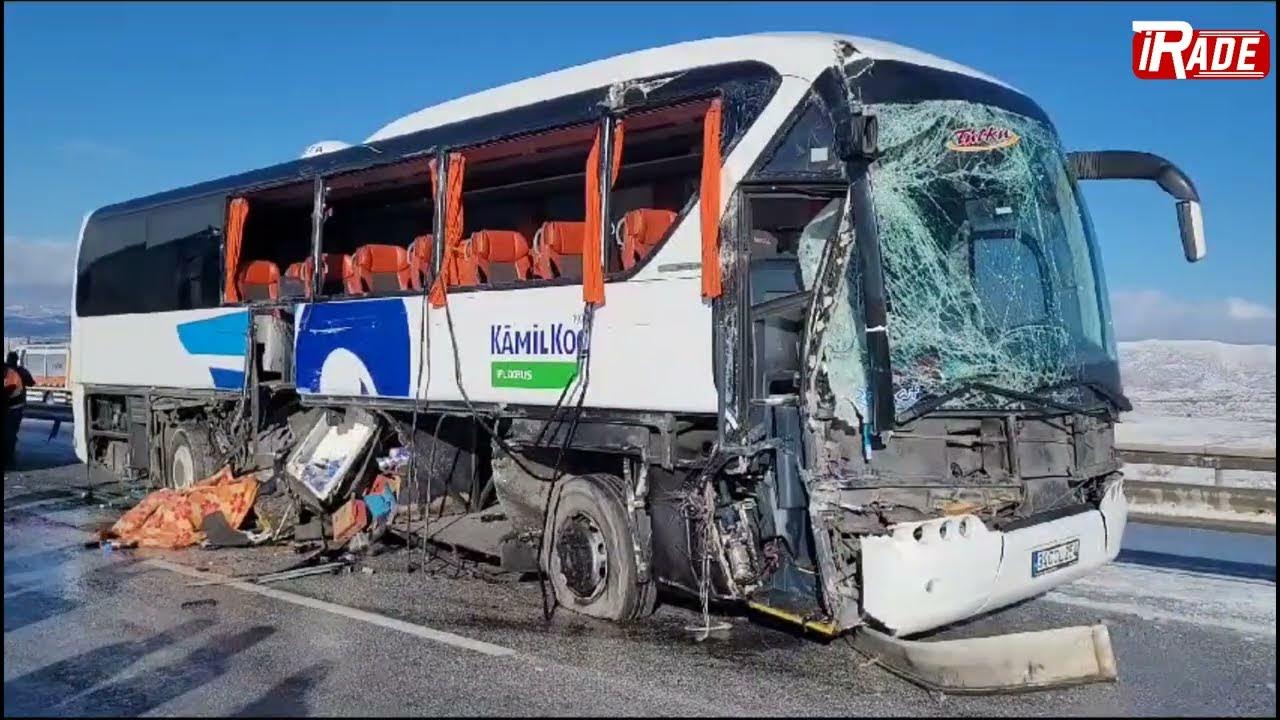 Sivas'ta Tırla Otobüs Çarpıştı: Ölü ve Yaralılar Var