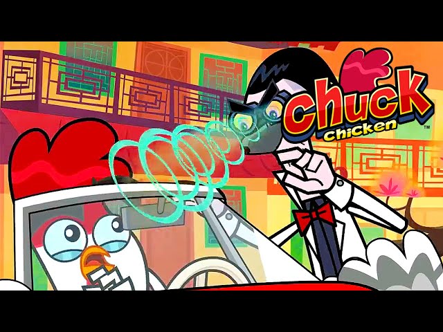 Chuck Chicken Full episode 💥 The mind thief 🔥🛸 New - Superhero cartoons  - Action Cartoon class=