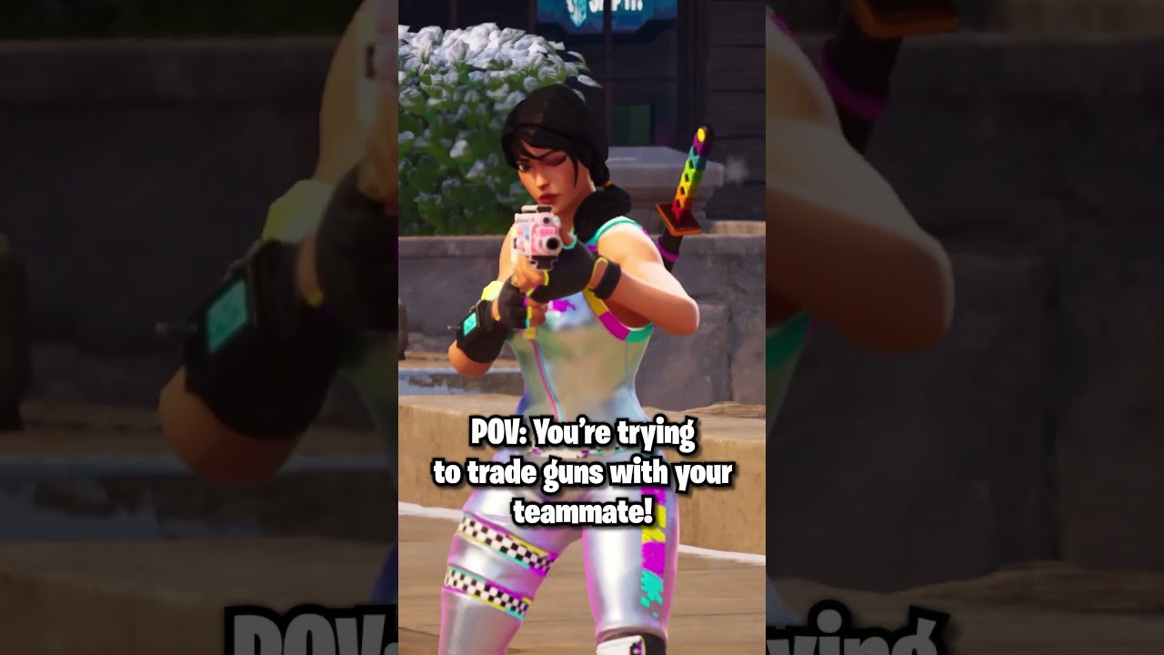 Does YOUR duo do this!? 😂 #fortnite #gaming #shorts