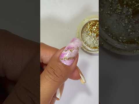 💕Efecto Mármol Fácil y Rápido En Las Uñas🥰💅 #uñasefectomarmol #nailart #uñasbonitas