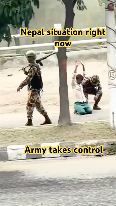 Army ! Situation of Nepal #shorts #army #nepal