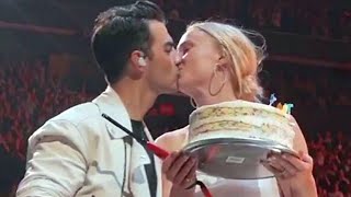 Sophie Turner Crashes Jonas Brothers Stage With Birthday Cake for Joe