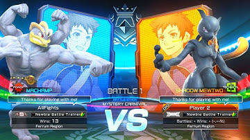 Machamp vs Shadow Mewtwo - Pokkén Tournament DX