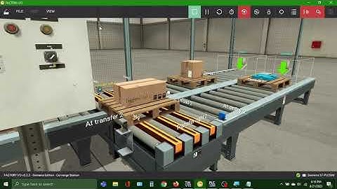 Factory io converge station via tia portal