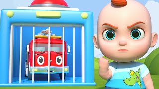 Rescue Boo Boo Car | Vehicle Song for Kids | Leo Nursery Rhymes & Kids Songs