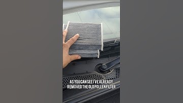 NEW Citreon C3 🌼 how to change the Pollen Filter #citreon #service #maintenance