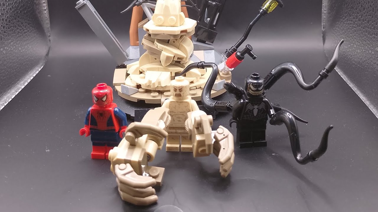 Lego Spiderman epic battle: Spider-Man Vs sandman review
