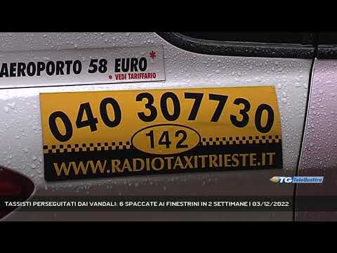 TASSISTI PERSEGUITATI DAI VANDALI: 6 SPACCATE AI FINESTRINI IN 2 SETTIMANE | 03/12/2022