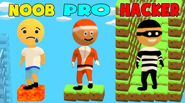 NOOB vs PRO vs HACKER - Cube Surfer!