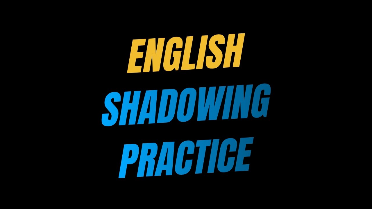 Speak English Confidently in Daily Conversations | English Shadowing ...