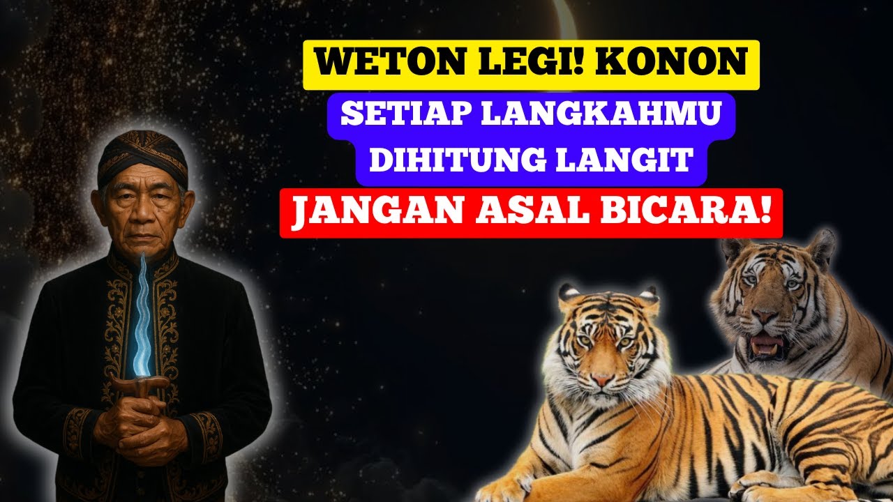 WETON LEGI! Konon Setiap Langkahmu Dihitung Langit, Jangan Asal Bicara! - MAKNA WETON