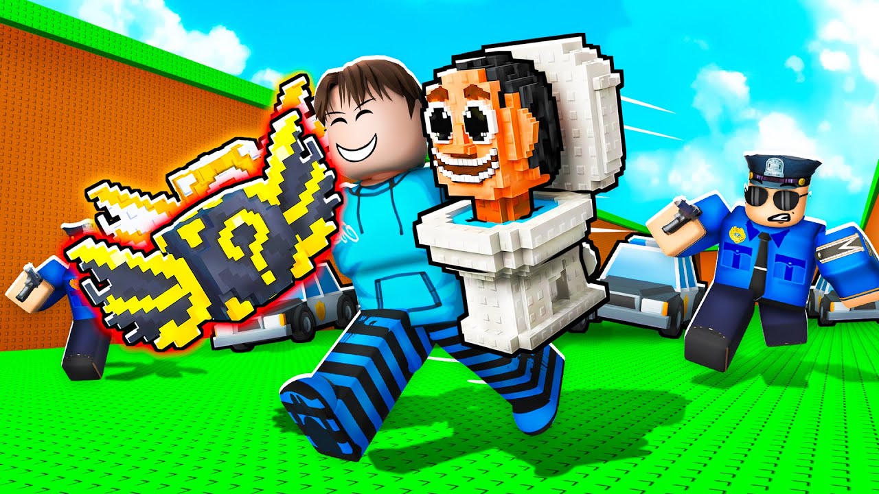 روبلوكس انقذ البرينروت من الشرطة ! Escape Police For Brainrots