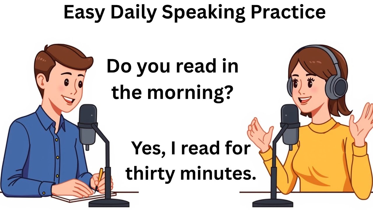 Easy Daily Speaking Practice | English Conversations for Beginners ...