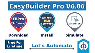 Weintek HMI Software Free Download |EasyBuilder Pro V6.06 |Download Weintek HMI Software Easybuilder