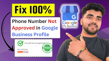 Google business Profile Number Not Approved | phone number not approved in google business |fix 100%