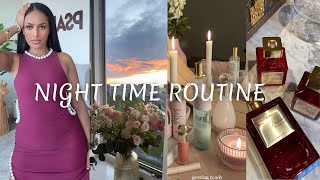 My Living Alone Diaries | MY NIGHT ROUTINE | Peaceful + self care + flower shopping & BEAUTY HACKS🌙🌉