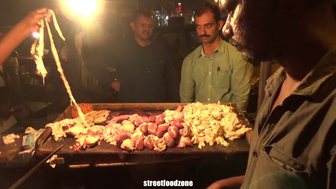 Goat Special Parts | goat barbecue | kalasipalyam market |Bengaluru | Street Food Zone