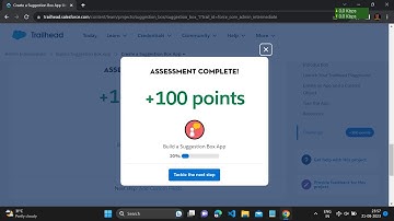 Create a Suggestion Box App | Create a Suggestion Box App trailhead solution || Suggestion Box App