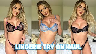 Lingerie Try On Haul *SEXY* || Bonnie Brown