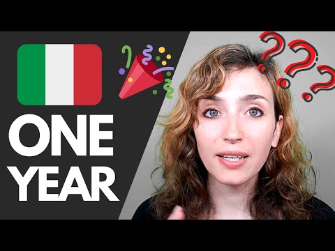 ITALIAN progress update after 1 year - How I learned it so far and how you can do it too 🥳💪