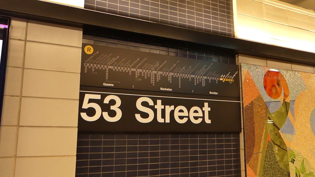 BMT 4th Ave Line: A Tour On The Brand New 53rd St Station (R46 R Train ...