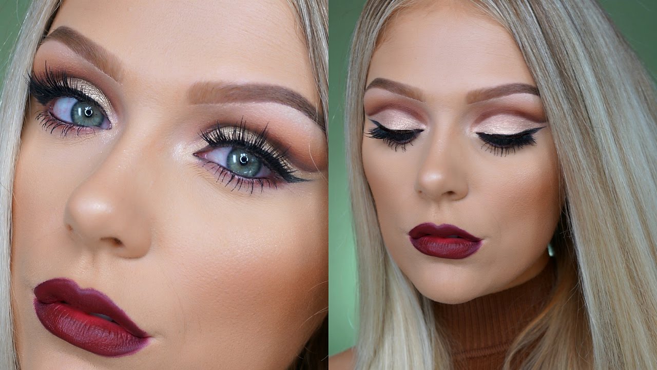 Easy Neutral Cut Crease Makeup Tutorial YouTube