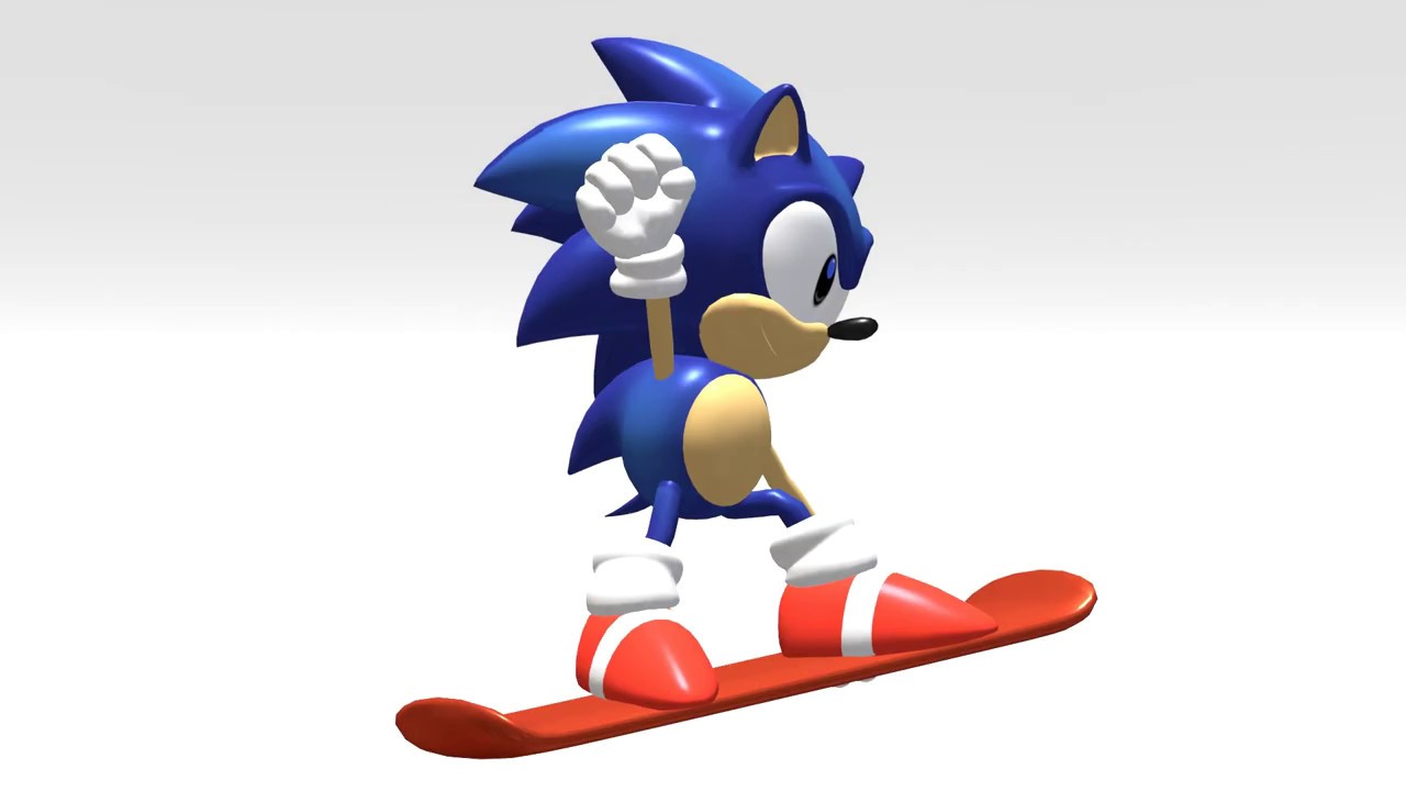 3D Recreation of The Sonic Statue in The Mountains YouTube