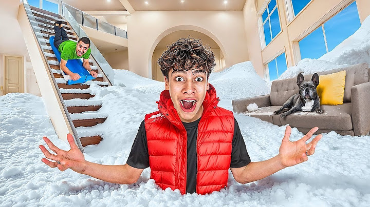 I Filled my ENTIRE House with Snow *don’t try this | The Royalty Family @royaltyfam #RoyaltyFamily