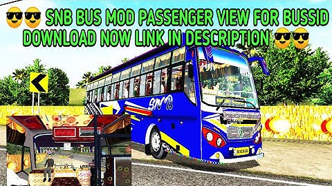😎😎 SNB BUS MOD PASSENGER VIEW FOR BUSSID DOWNLOAD NOW LINK IN DESCRIPTION 😎😎