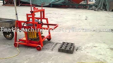 QMR 2-45 Semi automatic movable block making machine