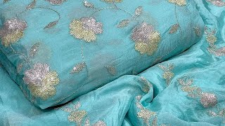 Punjabi party wear suits designs// heavy embroidery suit designs// #2023 #trending #party screenshot 5