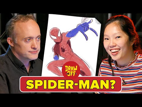 animator-vs.-cartoonist-draw-marvel-characters-from-memory-•-draw-off