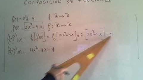 Composición de funciones Parte 2