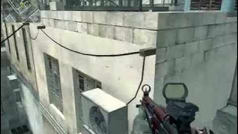[COD4] Roof jumping on the map Crash